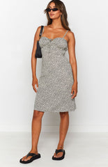 Love Me Tender Twist Dress Animal