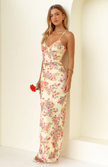 Sintra Yellow Bloom Maxi Dress