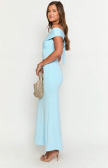 Elizza Blue Maxi Dress